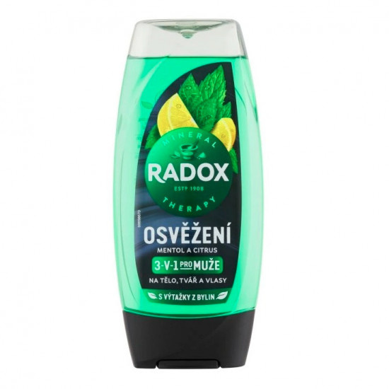 Radox Sprchový gél Osvieženie - Mentol&Citrus Men 225ml