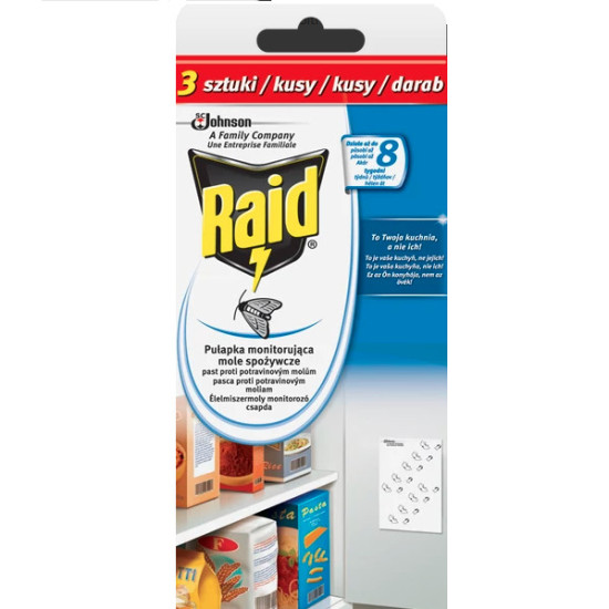 Raid pasca na monitorovanie potravinových molí