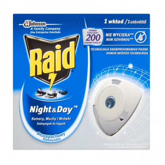 RAID Proti muchám, komárom a mravcom - náhradná náplň 1ks RAID Proti muchám, komárom a mravcom - náhradná náplň 1ks