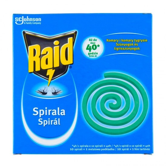 RAID Špirála proti komárom 10ks