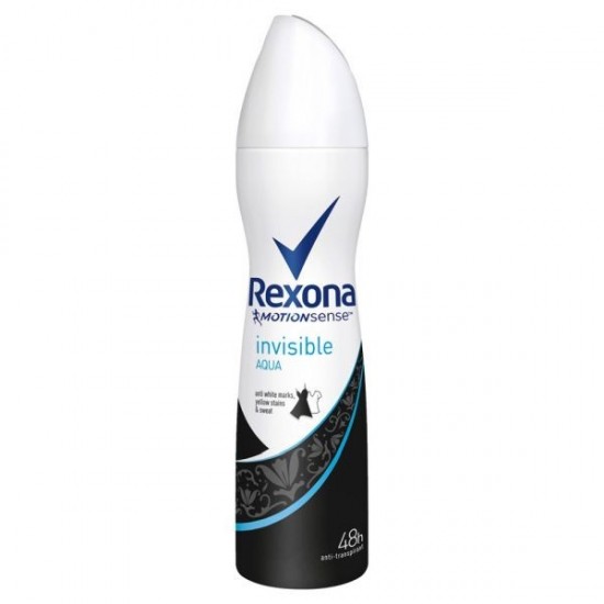 REXONA Invisible Aqua Woman antiperspirant deospray 150ml REXONA Invisible Aqua Woman antiperspirant deospray 150ml