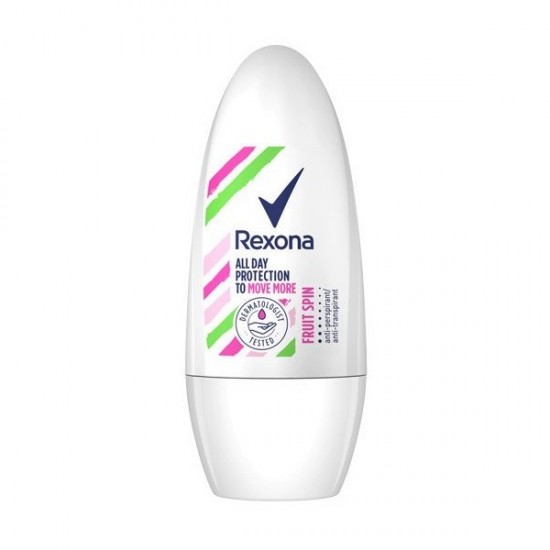 REXONA Guľôčkový antiperspirant - Fruit spin 50ml REXONA Guľôčkový antiperspirant - Fruit spin 50ml