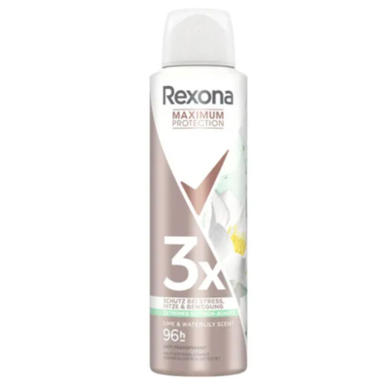 Rexona Maximum protection - Lime & Waterlily deospray 150ml Rexona Maximum protection - Lime & Waterlily deospray 150ml