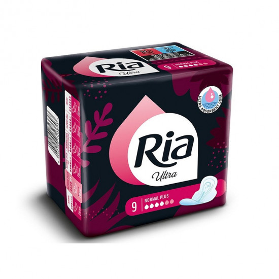 RIA Ultra Dámské hygienické vložky Normal Plus 9ks