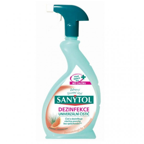 SANYTOL Univerzálny dezinfekčný čistič Grapefruit 750ml
