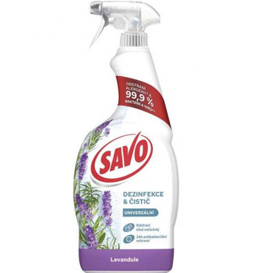 SAVO Dezinfekčný univerzálny čistiaci prostriedok Levanduľa 700ml