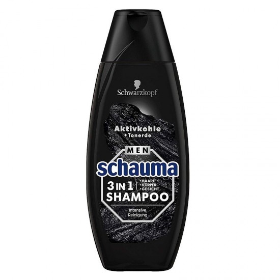 SCHAUMA Men šampón 3in1 - Aktivekohle 350ml