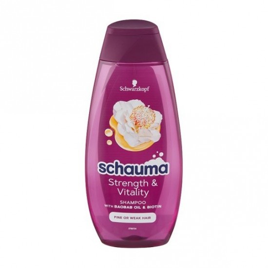 SCHAUMA Strength & Vitality šampón 400ml