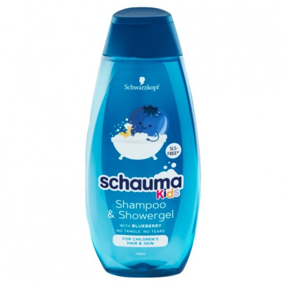 SCHAUMA Kids Šampón + Sprchový gél Blueberry 400ml SCHAUMA Kids Šampón + Sprchový gél Blueberry 400ml