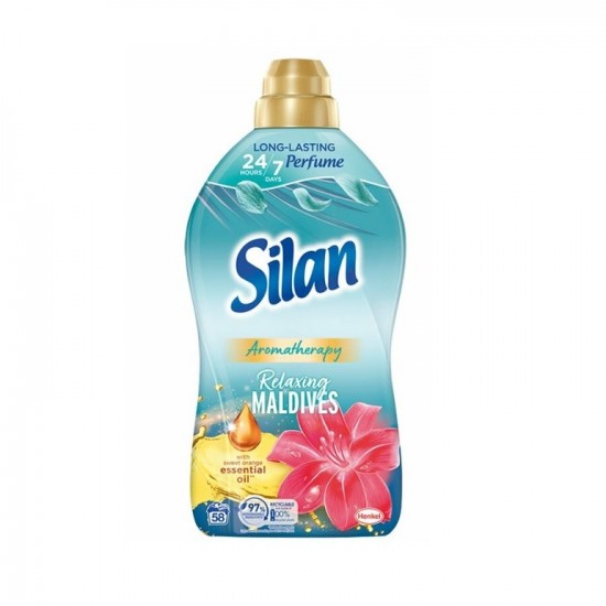 SILAN aviváž koncentrát 1450ml Aromatherapy - Relaxing Maldives 58 praní SILAN aviváž koncentrát 1450ml Aromatherapy - Relaxing Maldives 58 praní