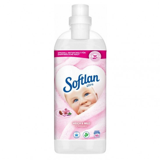 Softlan Ultra Aviváž 1l Sensitive - 45 praní biela