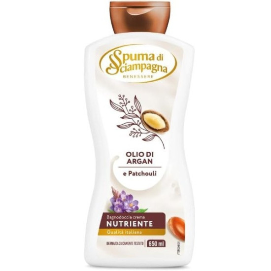 Spuma di Sciampagna Krémový Sprchový gél Olio di Argan 650ml Spuma di Sciampagna Krémový Sprchový gél Olio di Argan 650ml