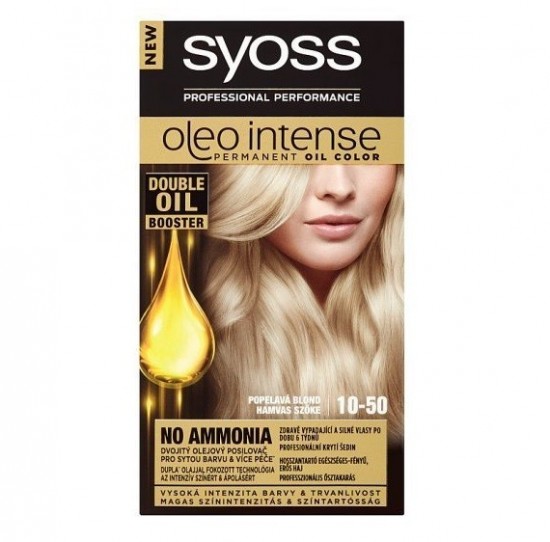 SYOSS Oleo intense 10-50 popolová blond SYOSS Oleo intense 10-50 popolová blond