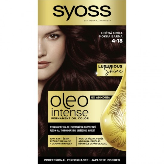 SYOSS Oleo intense 4-18 hnedá moka SYOSS Oleo intense 4-18 hnedá moka