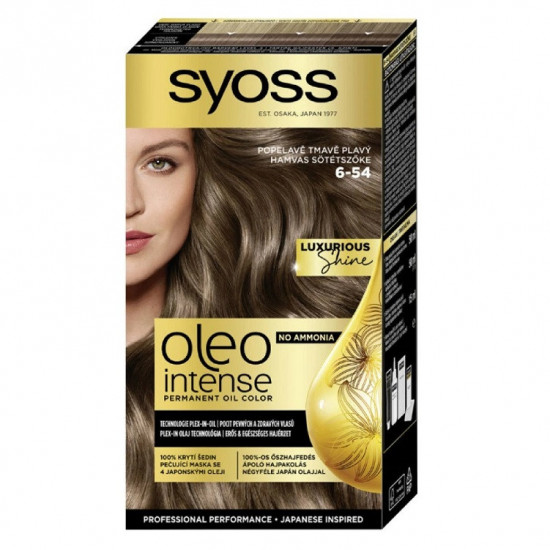 SYOSS Oleo intense 6-54 popolavo tmavo plavý SYOSS Oleo intense 6-54 popolavo tmavo plavý