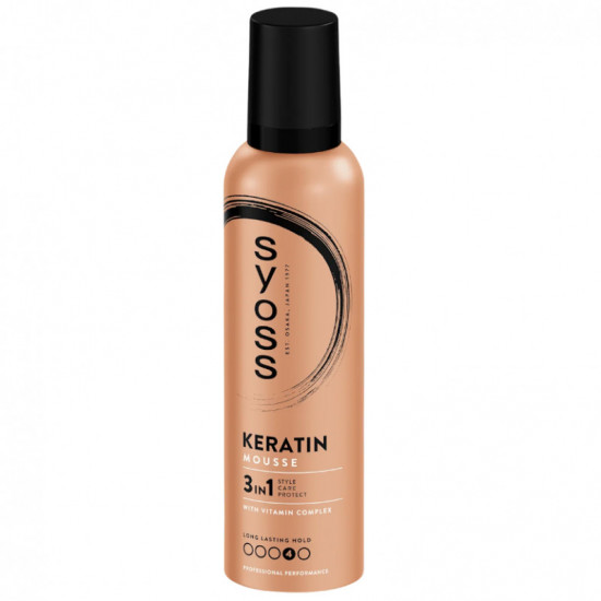 Syoss Penové tužidlo 3in1 Keratin 4 250ml