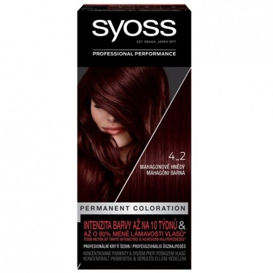 SYOSS Permanent coloration 4-2 mahagónová hnedá