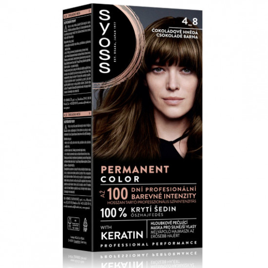SYOSS Permanent coloration 4-8 čokoládová hnedá