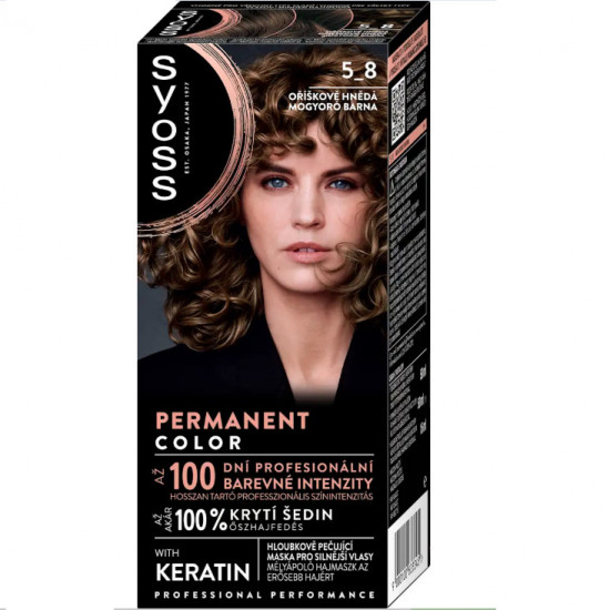 SYOSS Permanent coloration 5-8 orieškovo hnedá
