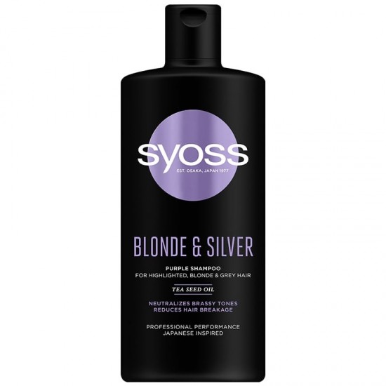 SYOSS Šampón - Blonde & Silver Purple 440ml