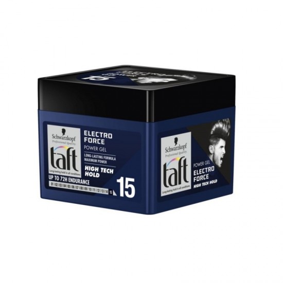 TAFT Gél na vlasy - Electro Force (15) 250ml TAFT Gél na vlasy - Electro Force (15) 250ml