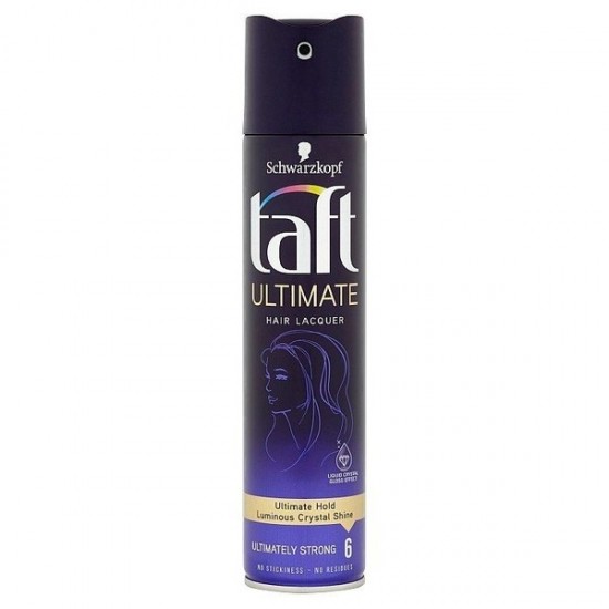 TAFT Lak na vlasy - Ultimate (ultimately strong 6-tmavomodrý) 250ml