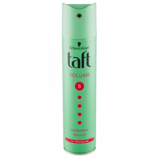 TAFT Volume Mega Strong Mega silno tužiaci lak na vlasy pre dvojitý objem, stupeň 5 250ml