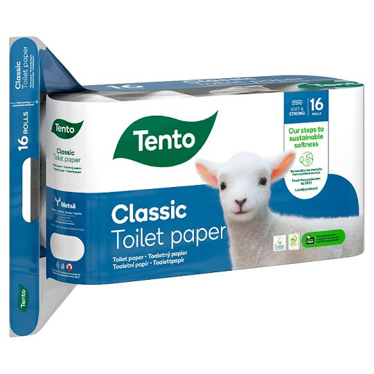 TENTO Toaletný papier 3-vrstvový Classic 16ks