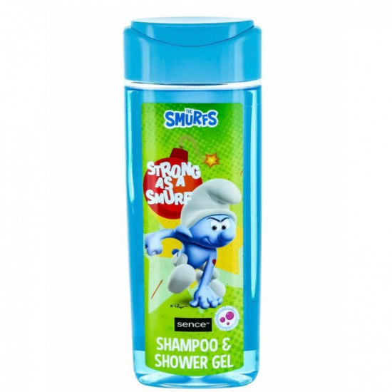 The Smurfs Sprchový gél a šampón Green Bubble gum 210ml The Smurfs Sprchový gél a šampón Green Bubble gum 210ml