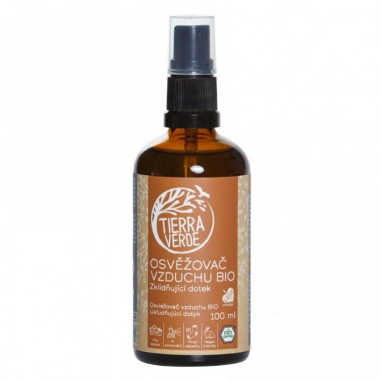TIERRA VERDE Osviežovač vzduchu BIO 100ml (fľaštička) - Ukľudňujúci dotyk TIERRA VERDE Osviežovač vzduchu BIO 100ml (fľaštička) - Ukľudňujúci dotyk