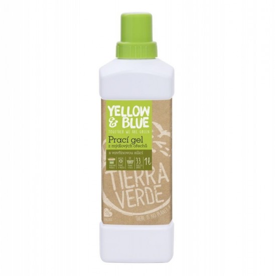 TIERRA VERDE Prací gél 1l (fľaša) Vavrín - 33 praní TIERRA VERDE Prací gél 1l (fľaša) Vavrín - 33 praní