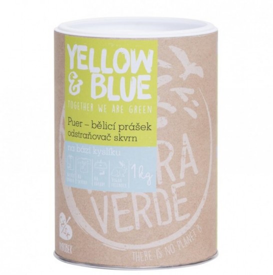 TIERRA VERDE Puer bieliaci prášok 1kg (dóza) TIERRA VERDE Puer bieliaci prášok 1kg (dóza)