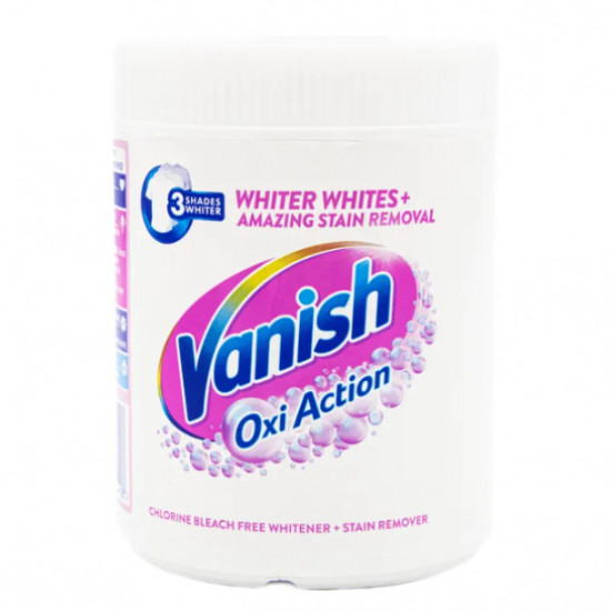 Vanish Oxi Action 470g White - práškový odstraňovač škvŕn