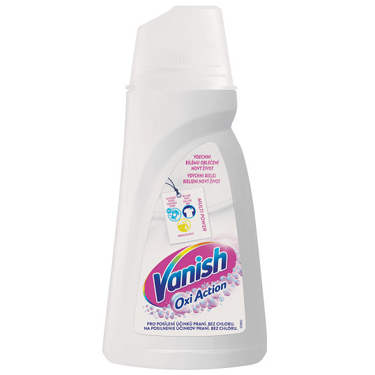 Vanish tekutý odstraňovač škvŕn 1L Oxi Action White