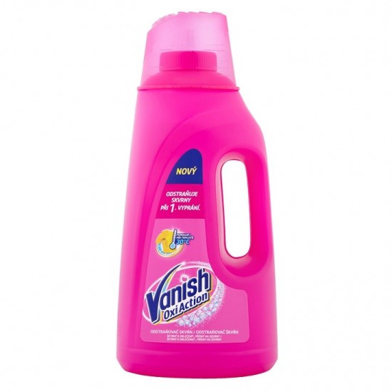 VANISH Tekutý odstraňovač škvŕn - Oxi Action Pink 1L VANISH Tekutý odstraňovač škvŕn - Oxi Action Pink 1L