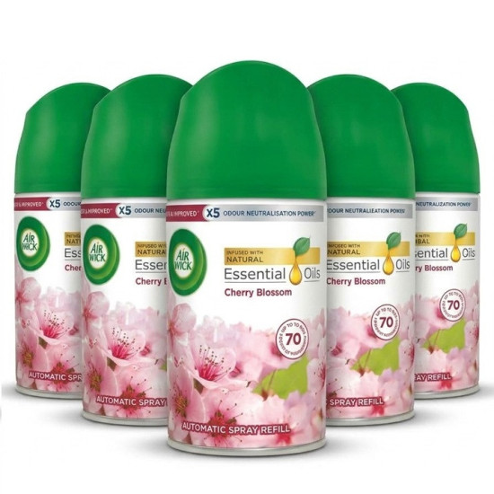 VÝHODNÁ SADA 6x Air Wick pure náplň do osviežovača vzduchu kvety čerešní 250ml