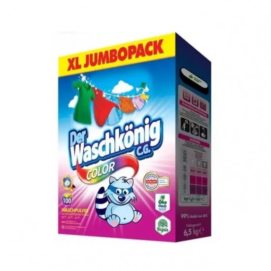 WASCHKÖNIG Prací prášok COLOR 6,5kg - 100 praní WASCHKÖNIG Prací prášok COLOR 6,5kg - 100 praní
