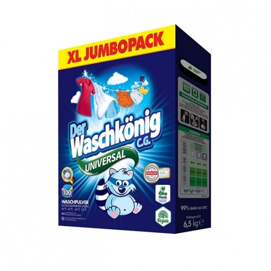 WASCHKÖNIG Prací prášok UNIVERSAL 6,5kg - 100 praní WASCHKÖNIG Prací prášok UNIVERSAL 6,5kg - 100 praní
