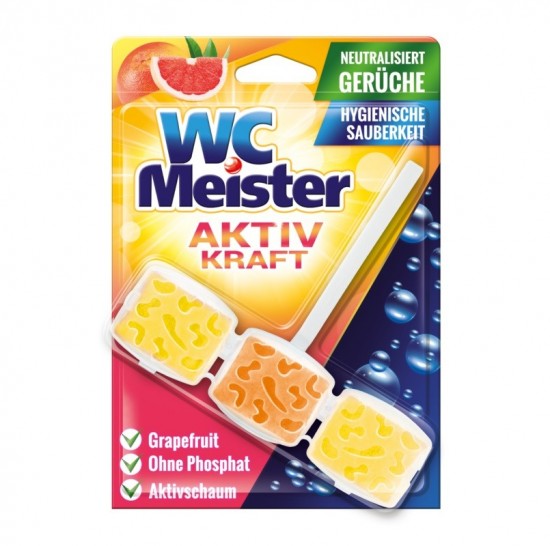 WC MEISTER Tuhý wc blok - Grapefruit 45g WC MEISTER Tuhý wc blok - Grapefruit 45g