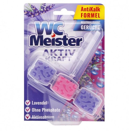 WC MEISTER Tuhý wc blok - Levanduľa 45g WC MEISTER Tuhý wc blok - Levanduľa 45g