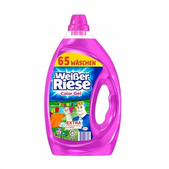 WEISSER RIESE Prací gél 3,25L Color 65 praní WEISSER RIESE Prací gél 3,25L Color 65 praní