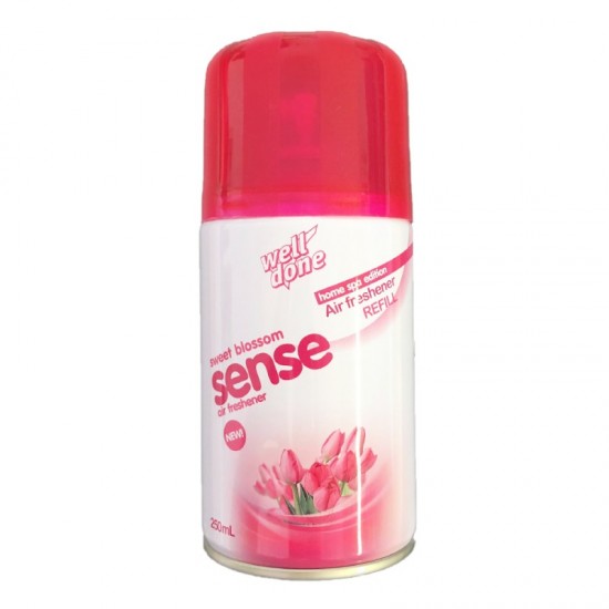 WELL DONE Osviežovač vzduchu náplň Sense Fresh sheets 250ml WELL DONE Osviežovač vzduchu náplň Sense Fresh sheets 250ml