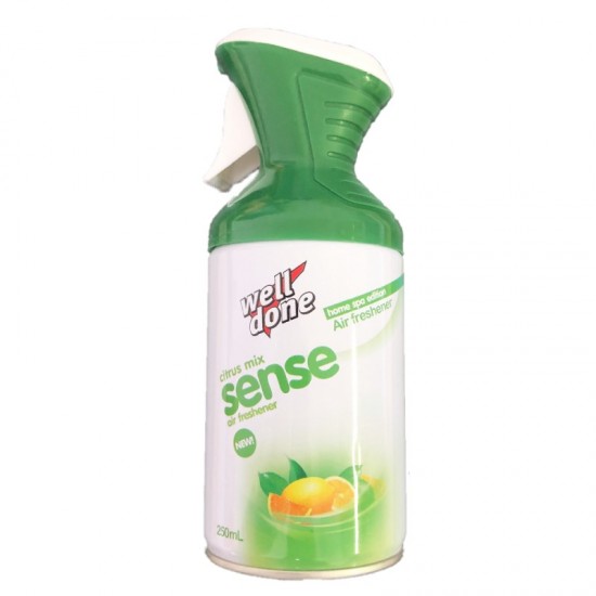 WELL DONE Osviežovač vzduchu Sense Citrus mix 250ml WELL DONE Osviežovač vzduchu Sense Citrus mix 250ml