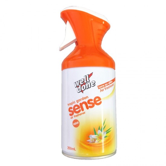 WELL DONE Osviežovač vzduchu Sense Tropic garden 250ml WELL DONE Osviežovač vzduchu Sense Tropic garden 250ml