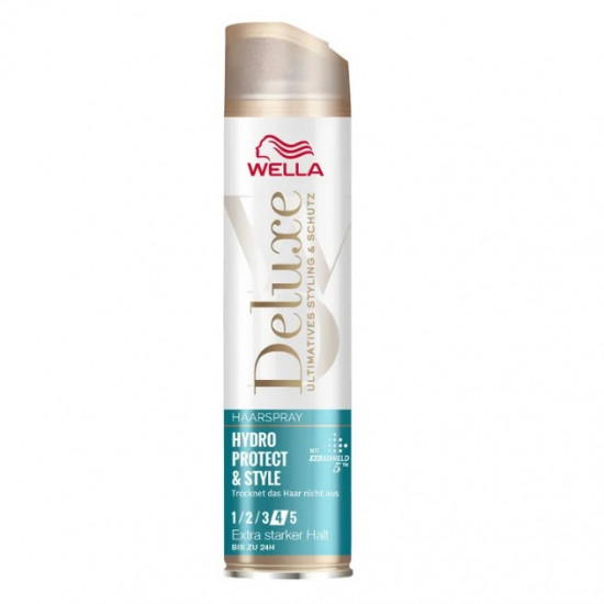 Wella Deluxe Lak na vlasy Hydro Protect & Style 4 250ml Wella Deluxe Lak na vlasy Hydro Protect & Style 4 250ml