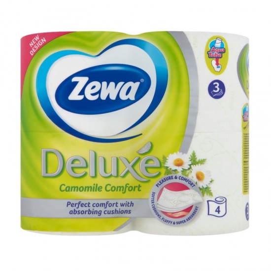 ZEWA Toaletný papier 3-vrstvový Camomile 4ks