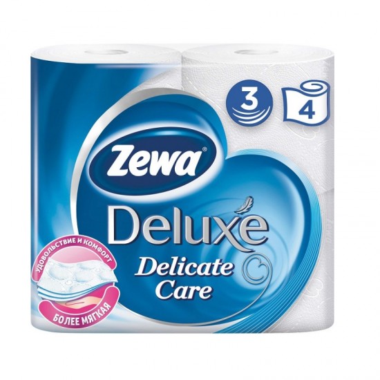 ZEWA Toaletný papier 3-vrstvový Delicate care 4ks