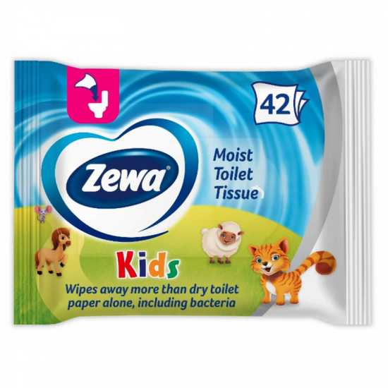 ZEWA Vlhčený toaletný papier - Kids 42ks