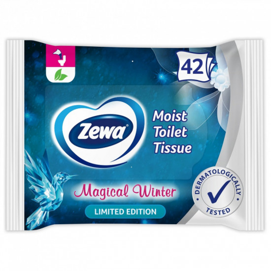 ZEWA Vlhčený toaletný papier - Magical Winter 42ks
