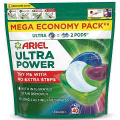 Ariel BIG pods Ultra Power Color+ 40ks